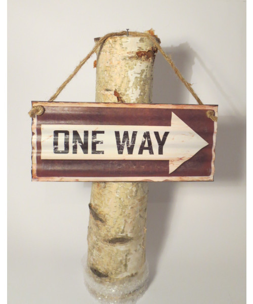 Табелка "One Way" 