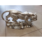 Статуетка Пантера- сребърен цвят