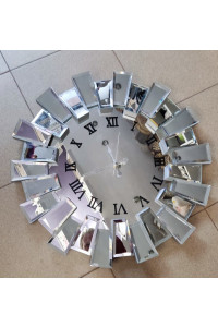Стенен часовник- огледален ефект- 53см